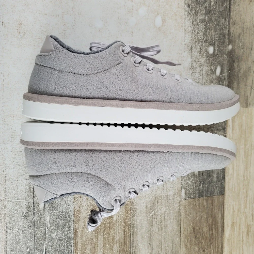 Allbirds Wool Piper Woven Womens Sz 10 W Running Pewter Gray Lace Up Sneakers